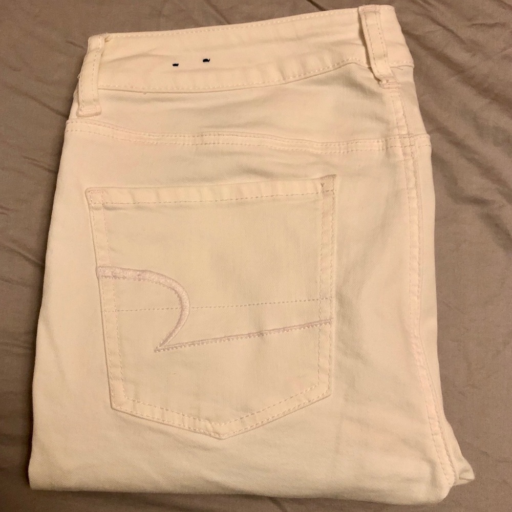 AE White Jeggings